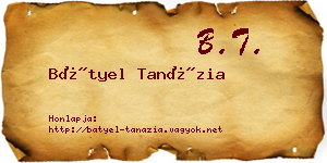 Bátyel Tanázia névjegykártya